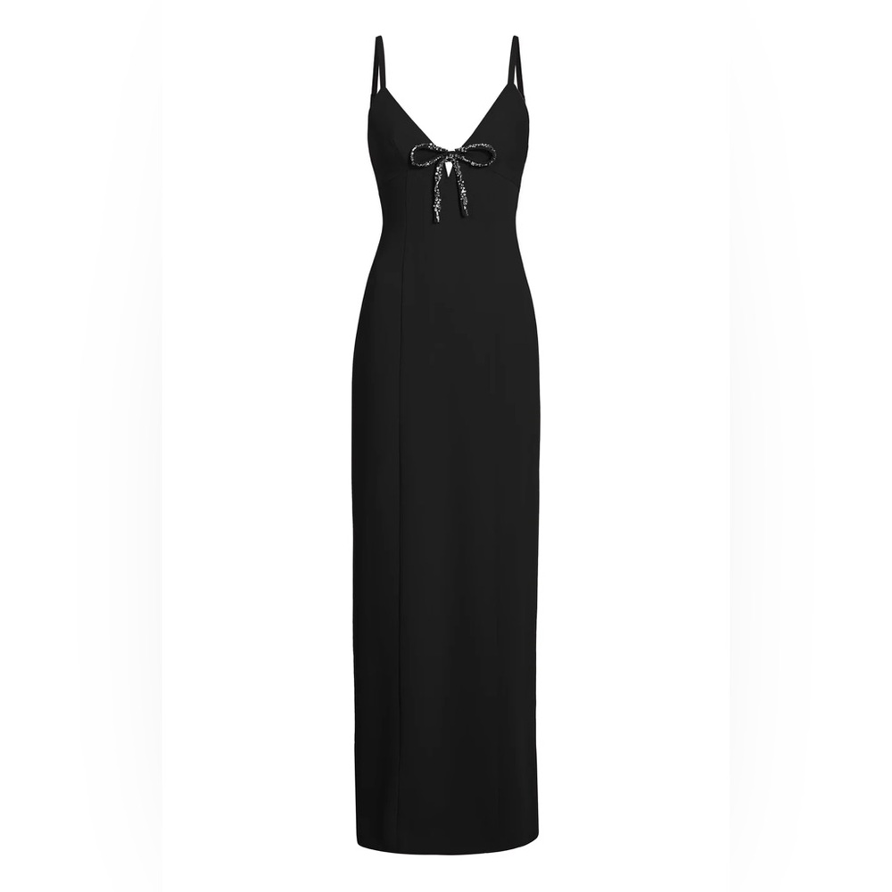 Cinq a sept Adele bow gown size 8 - excellent used condition